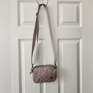 Lug Quilted Crossbody/ Belt Bag - Taupe
